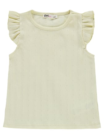 Civil Girls Kaprili 2-5 Yaş Pijama Takımı - Sarı