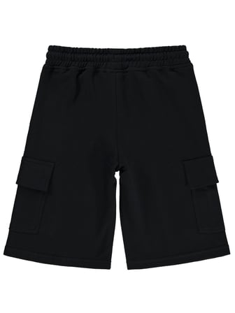 Civil Boys Basic Kargo Cepli 10-13 Yaş Kapri - Siyah