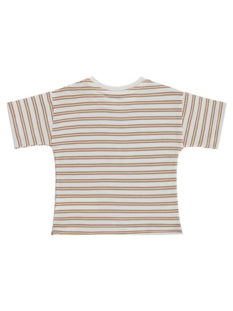 Civil Baby Çizgili 6-18 Ay Tişört - Kahverengi