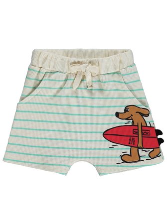 Civil Baby Köpek Nakışlı 6-18 Ay Şort - Bej