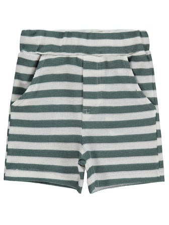 Civil Baby Çizgili 6-18 Ay Şort - Yeşil
