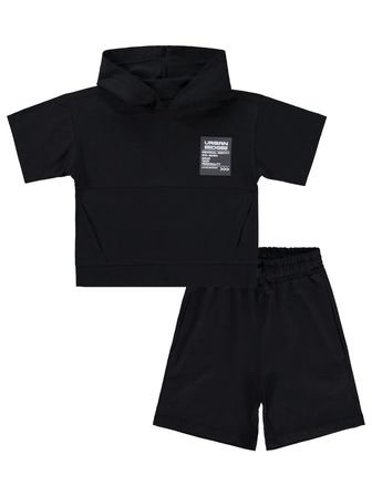 Civil Boys Urban Etiketli 2-5 Yaş Takım - Siyah