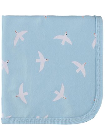 Civil Baby Kuş Empirme 80*90 Battaniye - Mavi