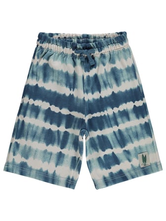 Civil Boys Batik Desenli 10-13 Yaş Şort - Yeşil