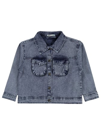 Civil Girls Torba Cepli 10-13 Yaş Ceket - Mavi