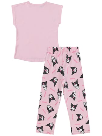 Kuromi 6-9 Yaş Pijama Takımı - Pembe