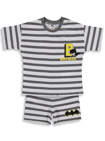 Civil Baby Batman Baskılı 6-18 Ay Takım - Gri