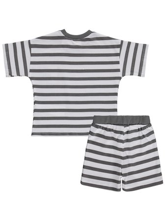 Civil Baby Batman Baskılı 6-18 Ay Takım - Gri