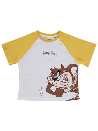Civil Baby Taz Baskılı 6-18 Ay Takım - Beyaz