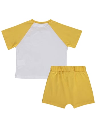 Civil Baby Taz Baskılı 6-18 Ay Takım - Beyaz