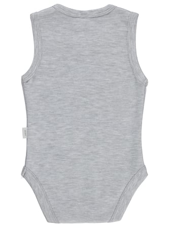 Civil Baby Batman Baskılı 3-18 Ay Çıtçıtlı Badi - Gri