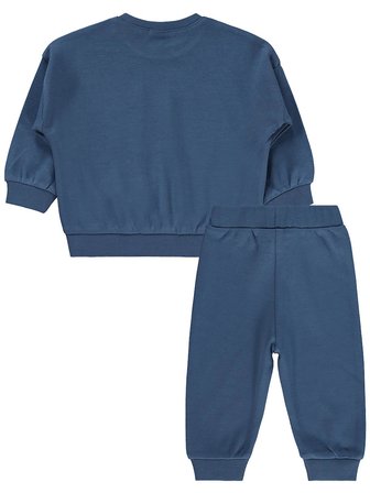 Civil Baby Superman Baskılı 3-18 Ay Takım - Mavi