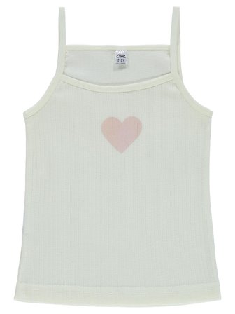 Civil Girls Love Ribana 2-10 Yaş Kız Çocuk İç Çamaşır Takımı - Pudra