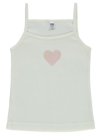 Civil Girls Love Ribana 2-10 Yaş Kız Çocuk İç Çamaşır Takımı - Pudra