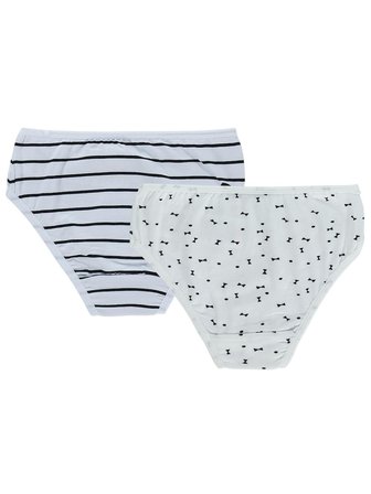Civil Girls Fiyonk 2-10 Yaş Kız Çocuk 2'li Külot - Standart