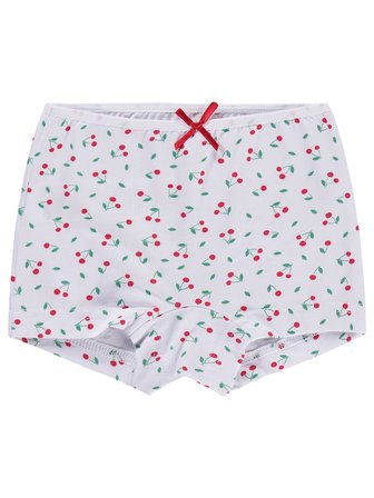 Civil Girls Kız Çocuk Kiraz 2-10 Yaş 2'li Boxer - Standart
