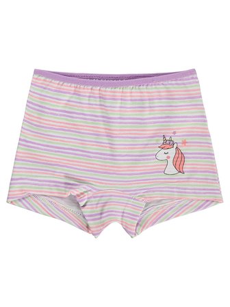 Civil Girls Unicorn 2-10 Yaş Kız Çocuk 2'li Boxer - Standart