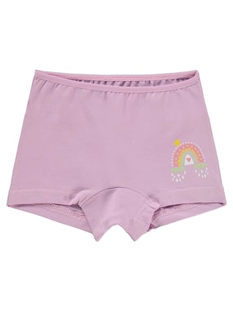 Civil Girls Unicorn 2-10 Yaş Kız Çocuk 2'li Boxer - Standart