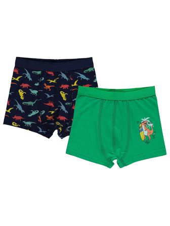 Civil Boys Trex 2-10 Yaş Erkek Çocuk 2'li Boxer - Standart