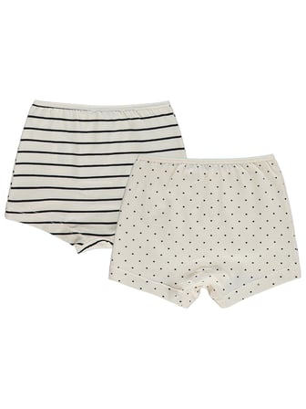 Civil Girls Puantiye 2-10 Yaş Kız Çocuk 2'li Boxer - Standart