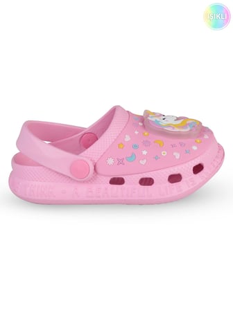 Civil Girls Patch Işıklı 26-29 Numara Terlik - Pembe