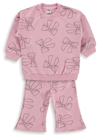 Civil Baby Fiyonk Empirme 6-18 Ay Takım - Pembe