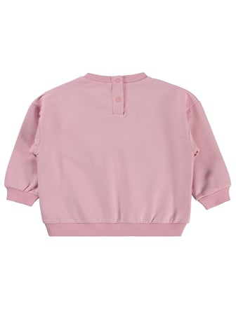Civil Baby Fiyonk Nakışlı Fırfırlı 6-18 Ay Sweatshirt - Pembe