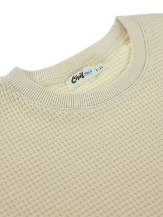 Civil Boys Basic Waffle 6-9 Yaş Tişört - Kahverengi