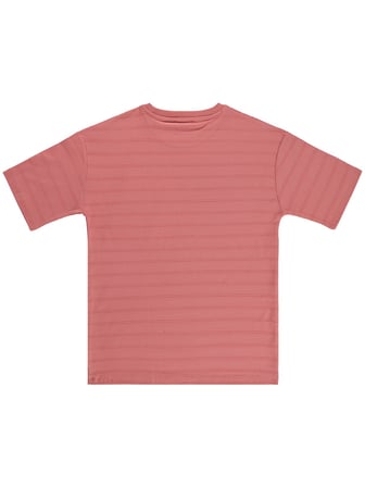 Civil Boys Basic Önü Cepli 10-13 Yaş Tişört - Pembe