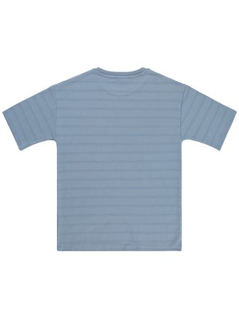 Civil Boys Basic Önü Cepli 10-13 Yaş Tişört - Mavi
