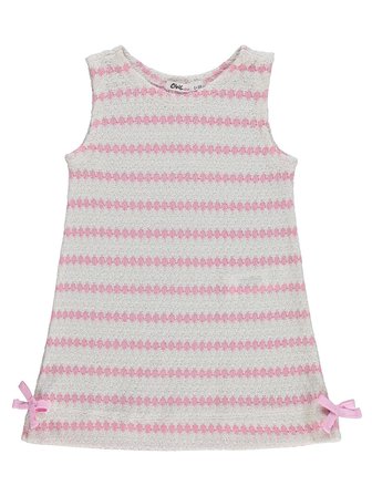 Civil Girls Fiyonklu 2-5 Yaş Elbise - Pembe
