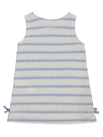 Civil Girls Fiyonklu 2-5 Yaş Elbise - Mavi