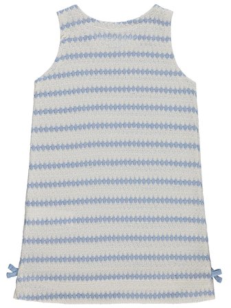 Civil Girls Fiyonklu 6-9 Yaş Elbise - Mavi