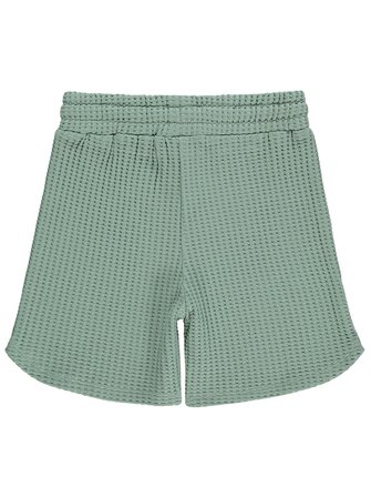 Civil Boys Basic Waffle 6-9 Yaş Şort - Yeşil