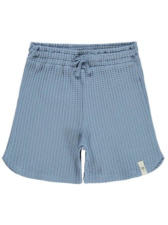 Civil Boys Basic Waffle 6-9 Yaş Şort - Mavi
