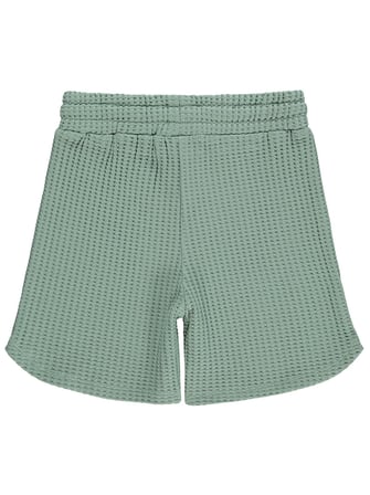 Civil Boys Basic Waffle 10-13 Yaş Şort - Yeşil