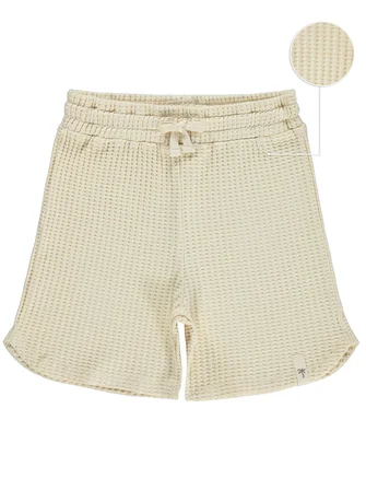 Civil Boys Basic Waffle 6-9 Yaş Şort - Kahverengi