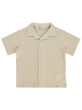 Civil Boys Basic Waffle 2-5 Yaş Gömlek - Kahverengi