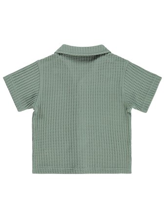 Civil Boys Basic Waffle 2-5 Yaş Gömlek - Yeşil