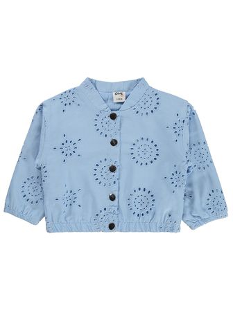 Civil Baby Fistolu Kanvas Oversize 6-18 Ay Ceket - Mavi