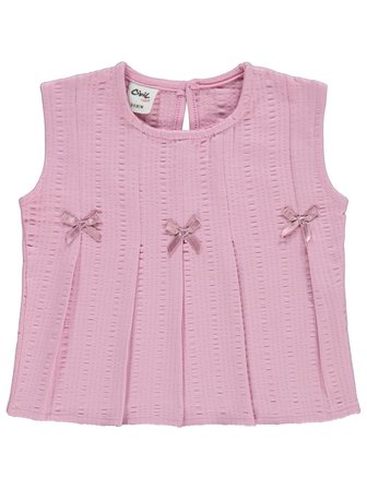 Civil Baby Kurdelalı Şortlu 6-18 Ay Takım - Pembe