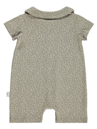 Civil Baby Çiçek Empirme  6-18 Ay Tulum - Bej
