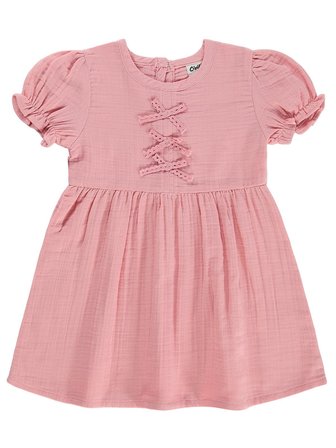 Civil Baby Meyve Düğmeli 6-18 Ay Elbise - Pembe