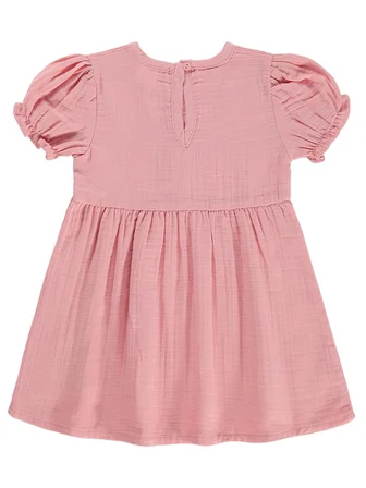 Civil Baby Meyve Düğmeli 6-18 Ay Elbise - Pembe
