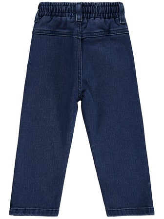 Civil Boys Beli Lastikli Jogger 2-5 Yaş Pantolon Kot - Mavi