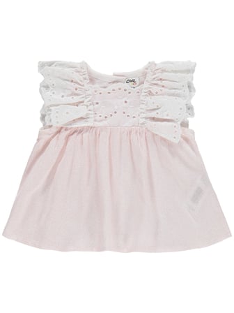 Civil Baby Kol Brodeli 6-18 Ay Takım - Pembe