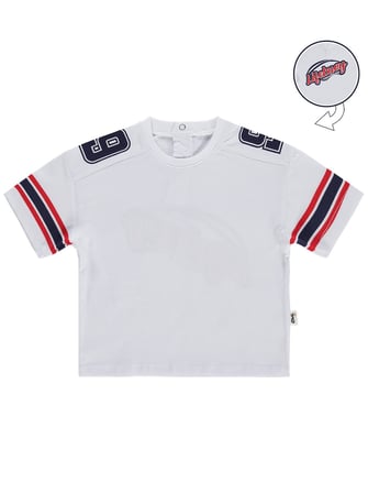 Civil Baby Sırt Baskılı 6-18 Ay Tişört - Beyaz