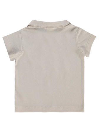 Civil Baby Dinozor Nakışlı 6-18 Ay Tişört - Bej