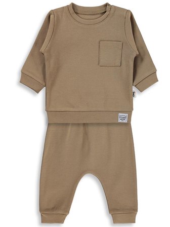 Civil Baby Süs Etiketli 2'Li Takım 6-18 Ay Takım - Kahverengi