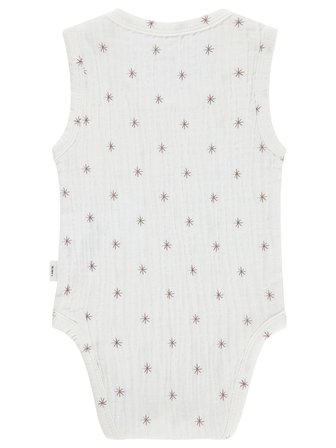 Civil Baby Yıldız Empirme 1-3 Yaş Çıtçıtlı Badi - Kahverengi